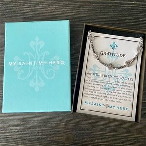 Beaded adjustable bracelet.